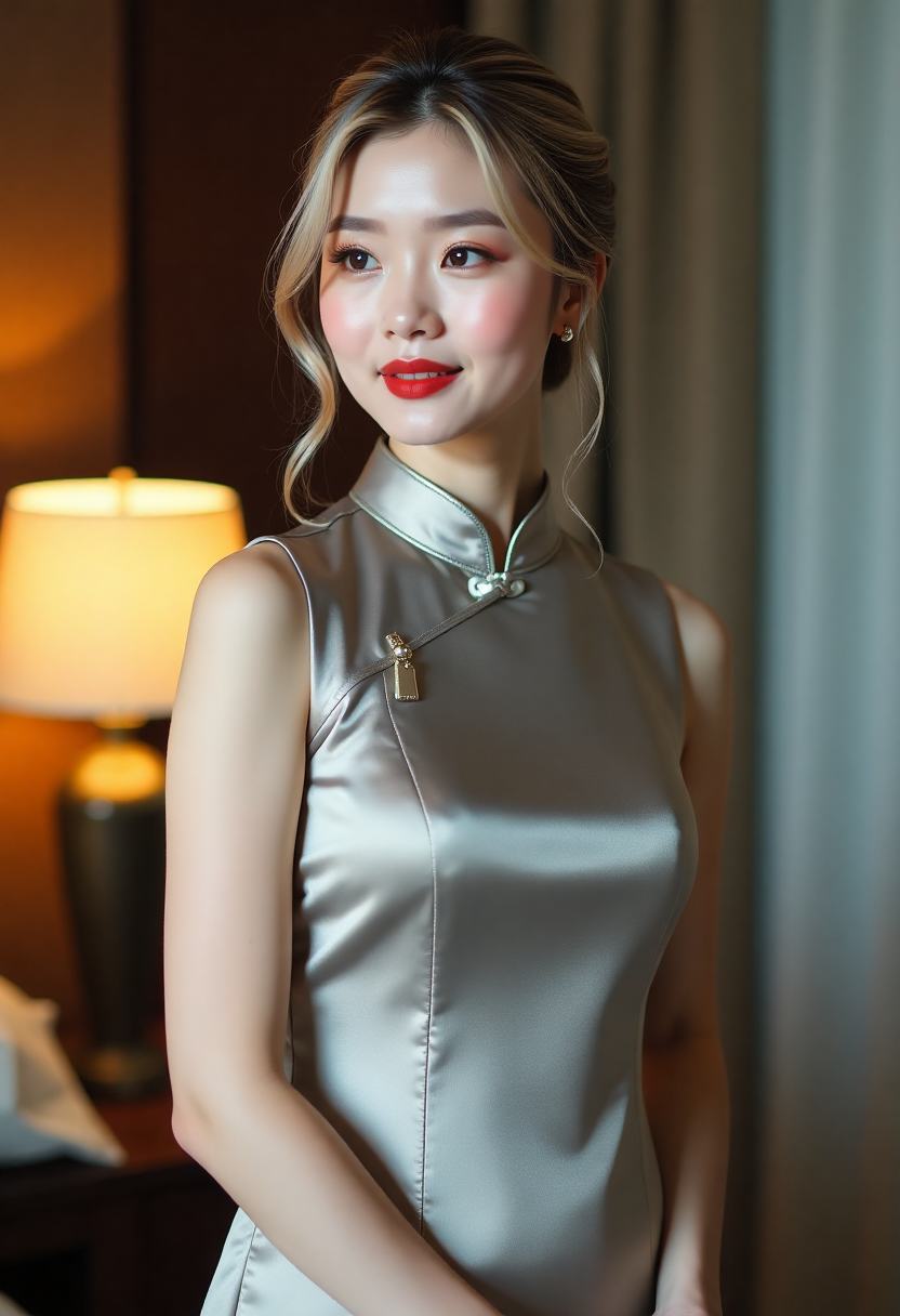 女婿学习制作家乡面食